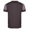 Mens Grey Striped Knitted S/s Polo Shirt 26180 by Pretty Green from Hurleys