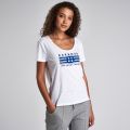 Womens White Meribel S/s T Shirt 42406 by Barbour International from Hurleys