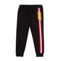 Boys Black Racing Stripe Sweat Pants 81832 by Dsquared2 from Hurleys