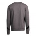 Mens Grey/Black Colour Block Crew Sweat Top 78185 by EA7 from Hurleys