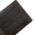 Mens Black Zebra Pebbled Bifold Wallet 28699 by PS Paul Smith from Hurleys