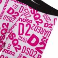 Womens Pink/White Printed Logo Leggings 79466 by Dsquared2 from Hurleys