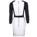 Womens Utility Blue & Winter White Textured Bodycon Dress 66347 by French Connection from Hurleys