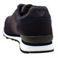 Mens Blue Woven Trainers