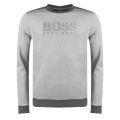 Mens Black Branded Poly Mix Crew Neck Sweat Top 31908 by BOSS from Hurleys