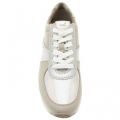 Womens Pearl Grey Allie Wrap Trainers 18010 by Michael Kors from Hurleys