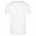 Mens White Colour Logo S/s T Shirt