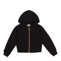 Girls Black Couture Hooded Zip Tracksuit 47323 by Moschino from Hurleys