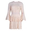 U Collection Womens Nude Lace High Neck Dress 25617 by Forever Unique from Hurleys