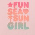 Girls Rose Flamingo Cone T Shirt Dress 55770 by Billieblush from Hurleys