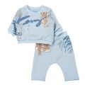 Baby Pale Blue Animal Tracksuit 95947 by Kenzo from Hurleys