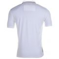 Mens White Training Core Identity Stretch S/s Polo Shirt