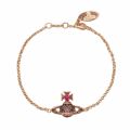 Womens Rose Gold/Pink Mira Bas Relief Bracelet 76680 by Vivienne Westwood from Hurleys