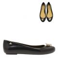 Vivienne Westwood Womens Black Bee Space Love 21 Shoes 36654 by Melissa from Hurleys