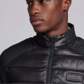 Mens Black Dulwich Quilted Jacket 93970 by Barbour International from Hurleys