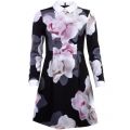 Womens Black Lascii Porcelain Rose Printed Collar Dress 62046 by Ted Baker from Hurleys