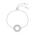 Womens Silver/Crystal Aulara Crystal Hoop Bracelet 95898 by Ted Baker from Hurleys
