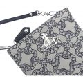 Womens Blue Squire Jacquard Square Crossbody Bag 106778 by Vivienne Westwood from Hurleys
