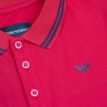Boys Red Tipped Small Logo S/s Polo Shirt 30722 by Emporio Armani from Hurleys