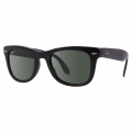 Black RB4105 Folded Wayfarer Sunglasses 14459 by Ray-Ban from Hurleys