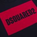 Boys Black Logo Patch S/s T Shirt 91472 by Dsquared2 from Hurleys