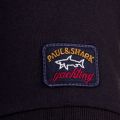 Paul & Shark Mens Black Tonal Logo Shark Fit S/s Tee Shirt