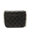 Womens Black Branded Quilted Small Crossbody Bag 43771 by Versace Jeans Couture from Hurleys