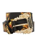 Womens Black/Gold Elegant Buckle Baroque Belt 90429 by Versace Jeans Couture from Hurleys