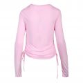 Womens Romantic Pink Side Knot Regular Fit L/s T Shirt 97974 by Tommy Jeans from Hurleys