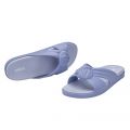 Womens Blue Plush Knot Slides 103640 by Melissa from Hurleys