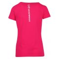 Womens Bright Pink Train Shiny Logo S/s T Shirt 57496 by EA7 from Hurleys