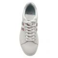 Womens White Lapin Metallic Stripe Trainers 56452 by PS Paul Smith from Hurleys
