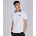 Mens White Ampere S/s Polo Shirt 85374 by Barbour International from Hurleys