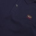 Mens Navy Classic Logo Custom Fit L/s Polo Shirt 48842 by Paul And Shark from Hurleys
