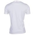 Mens White Camley Paisley Logo S/s Tee Shirt
