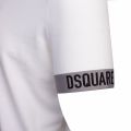 Mens White Arm Cuff Logo S/s T Shirt 93841 by Dsquared2 from Hurleys