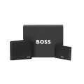 BOSS Mens Black Wallet & Card Holder Gift Set | Hurleys