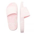 Girls Pale Pink Branded Tiger Slides (30-36) 103761 by Kenzo from Hurleys