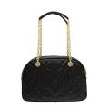 Womens Black Quilted Dome Shoulder Bag 86346 by Love Moschino from Hurleys