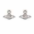Womens Silver/White Dorina Bas Relief Earrings 76878 by Vivienne Westwood from Hurleys