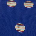 Mens Cobalt Blue Multicoloured Polka Dot Socks 41083 by PS Paul Smith from Hurleys