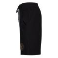 Mens Black/Gold Emblem Sweat Shorts 102839 by Versace Jeans Couture from Hurleys