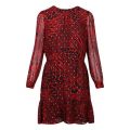 Womens Crimson Patchwork Animal Dress 110530 by Michael Kors from Hurleys