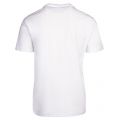 Mens Perfect White Flock Logo S/s T Shirt 38901 by Calvin Klein from Hurleys