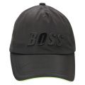 Boys Black Branded Cap 38352 by BOSS from Hurleys
