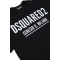 Boys Black Large Logo Relax S/s T Shirt 107386 by Dsquared2 from Hurleys
