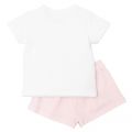 Baby Pale Pink Tiger T Shirt + Shorts Set 106321 by Kenzo from Hurleys