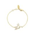 Womens Gold & White Orb Bracelet 16277 by Vivienne Westwood from Hurleys