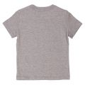 Boys Marled Grey Tiger 6 S/s Tee Shirt