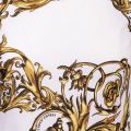 Womens White/Gold Baroque Garland Slim S/s T Shirt 101161 by Versace Jeans Couture from Hurleys